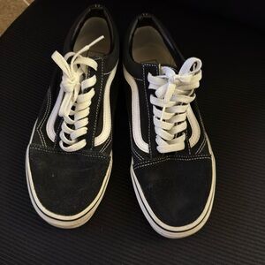 Vans Classic Black and White Sneakers